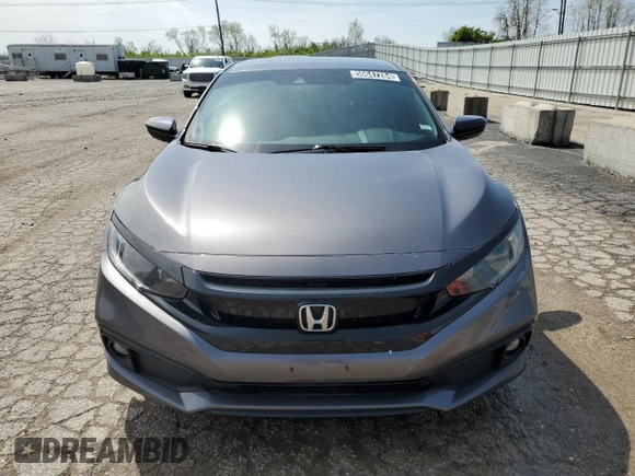 2019 Honda Civic Sport with VIN 2HGFC2F89KH543311, listed as a Copart auction lot 85769134 with 33,509 mi miles and Salvage Title. Bid and sale history available at DreamBid. Image 5.