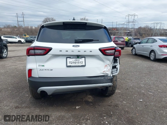 2025 Ford Escape Active z VIN 1FMCU0GN0SUA19156, wystawiony jako IAAI lot #41815194 z przebiegiem Nie podano mil oraz . Historia ofert i sprzedaży dostępna na DreamBid. Obrazek 17.