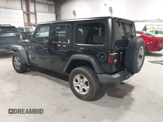 2019 Jeep Wrangler Unlimited Sport Altitude with VIN 1C4HJXDGXKW505396, listed as a IAAI auction lot 42039985 with 146,178 mi miles and . Bid and sale history available at DreamBid. Image 3.