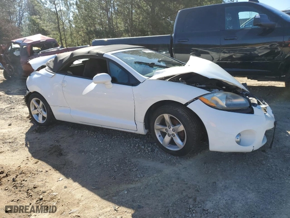 2008 Mitsubishi Eclipse GS with VIN 4A3AL25F58E038579, listed as a Copart auction lot 47884715 with 0 mi miles and Salvage Title. Bid and sale history available at carsss.com. Image 4.