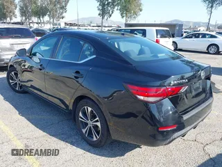 2022 Nissan Sentra SV with VIN 3N1AB8CV2NY241594, listed as a IAAI auction lot 41993360 with 54,857 mi miles and . Bid and sale history available at DreamBid. Image 3.