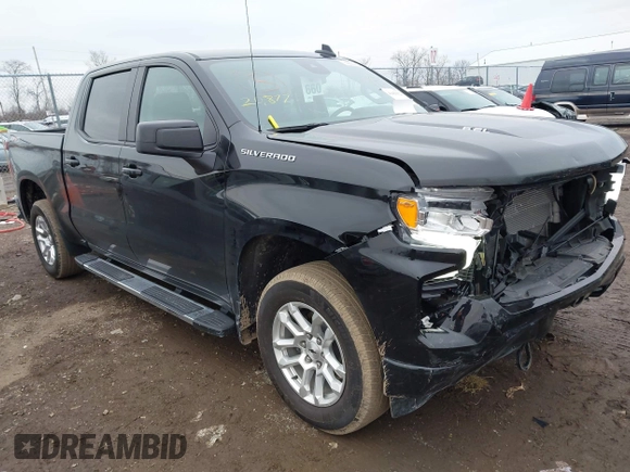 2023 Chevrolet Silverado 1500 RST with VIN 1GCUDEEL1PZ168810, listed as a IAAI auction lot 41458921 with 20,877 mi miles and . Bid and sale history available at DreamBid. Image 1.