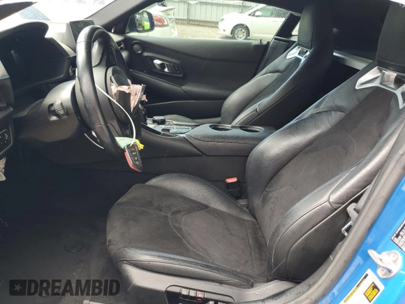2021 Toyota GR Supra 3.0 with VIN WZ1DB0C00MW036931, listed as a Copart auction lot 65175964 with 32,592 mi miles and Salvage Title. Bid and sale history available at carsss.com. Image 7.