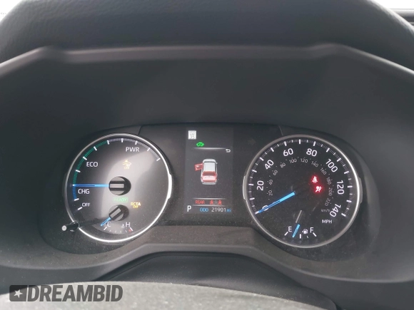 2022 Toyota RAV4 Hybrid SE z VIN 4T3T6RFV9NU070229, wystawiony jako IAAI lot #42565070 z przebiegiem 21 901 mil mil oraz . Historia ofert i sprzedaży dostępna na DreamBid. Obrazek 7.