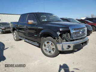 2013 Ford F-150 XL with VIN 1FTFW1ET5DKG08849, listed as a Copart auction lot 48300095 with 154,040 mi miles and Salvage Title. Bid and sale history available at carsss.com. Image 4.