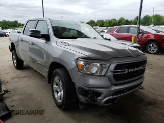 2020 Ram 1500 Big Horn with VIN 1C6SRFFM5LN229056, listed as a Copart auction lot 57224183 with 0 mi miles. Bid and sale history available at carsss.com. Image 4.