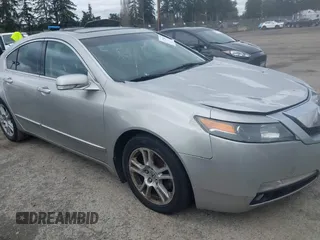 2009 Acura TL Tech with VIN 19UUA86539A010143, listed as a IAAI auction lot 41775065 with 164,225 mi miles. Bid and sale history available at carsss.com. Image 1.
