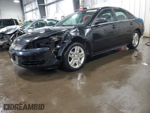 2016 Chevrolet Impala LT with VIN 2G1WB5E37G1102357, listed as a Copart auction lot 45478315 with 191,530 mi miles and Salvage Title. Bid and sale history available at DreamBid. Image 1.