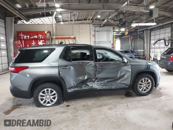 2021 Chevrolet Traverse LT Cloth with VIN 1GNERGKW3MJ198506, listed as a IAAI auction lot 42117506 with 56,659 mi miles and . Bid and sale history available at DreamBid. Image 13.