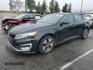 2013 Kia Optima Hybrid LX with VIN KNAGM4AD7D5057135, listed as a Copart auction lot 49009045 with 190,831 mi miles and Salvage Title. Bid and sale history available at carsss.com. Image 1.