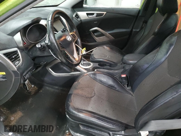 2012 Hyundai Veloster w/Gray Int с VIN KMHTC6AD1CU059480, выставлен на аукционе Copart как лот 86882034 с пробегом 146 464 миль миль и Чистый • Clean title. История ставок и продаж доступна на DreamBid. Изображение 7.