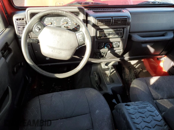 2002 Jeep Wrangler X with VIN 1J4FA39S32P771120, listed as a Copart auction lot 42636665 with 153,168 mi miles and Salvage Title. Bid and sale history available at carsss.com. Image 8.