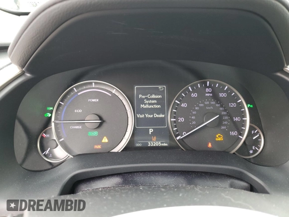 2019 Lexus RX 450h with VIN 2T2BGMCA5KC032804, listed as a Copart auction lot 62197085 with 33,205 mi miles and Salvage title. Bid and sale history available at DreamBid. Image 9.
