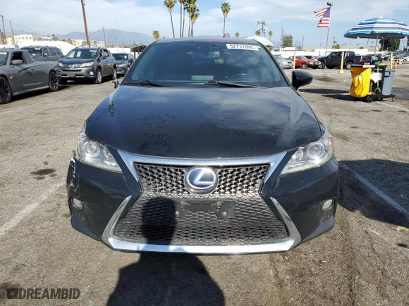 2016 Lexus CT 200h Hybrid with VIN JTHKD5BH6G2255679, listed as a Copart auction lot 52717095 with 148,953 mi miles and Salvage Title. Bid and sale history available at carsss.com. Image 5.