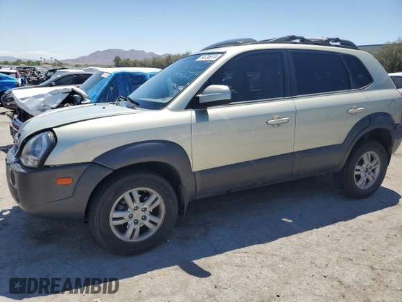 2006 Hyundai Tucson GLS with VIN KM8JN12DX6U375256, listed as a Copart auction lot 58896804 with 134,037 mi miles and Salvage Title. Bid and sale history available at carsss.com. Image 1.
