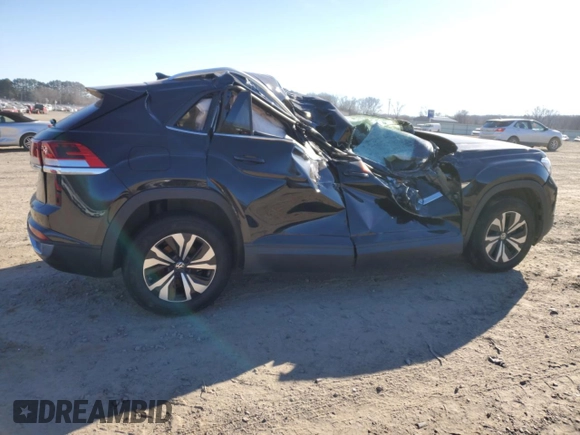 2024 Volkswagen Atlas SE with VIN 1V2DE2CA6RC206226, listed as a Copart auction lot 89077485 with Not provided miles and Salvage title. Bid and sale history available at DreamBid. Image 3.