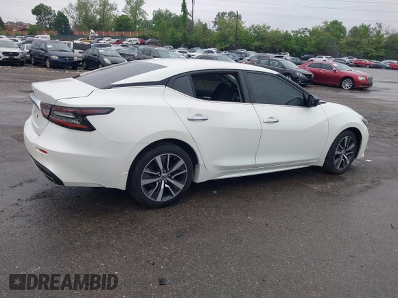 2020 Nissan Maxima S with VIN 1N4AA6BV4LC364136, listed as a IAAI auction lot 42195018 with 38,941 mi miles and . Bid and sale history available at DreamBid. Image 4.