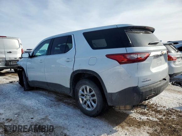 2021 Chevrolet Traverse LS with VIN 1GNERFKW4MJ173771, listed as a Copart auction lot 45528905 with 42,808 mi miles and Salvage Title. Bid and sale history available at carsss.com. Image 2.