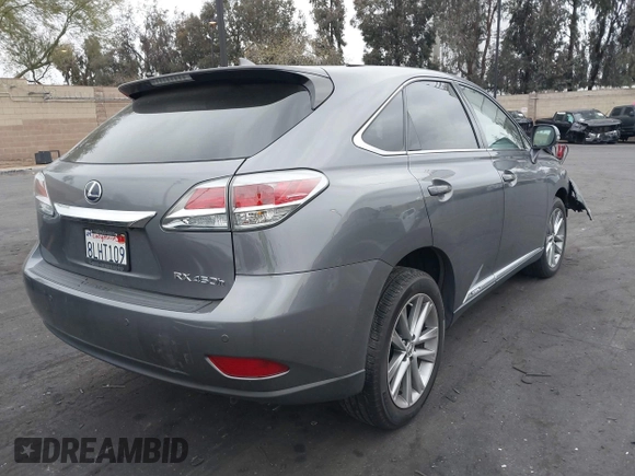 2015 Lexus RX 450h with VIN 2T2ZB1BA3FC003756, listed as a IAAI auction lot 42055043 with 66,386 mi miles and . Bid and sale history available at DreamBid. Image 4.