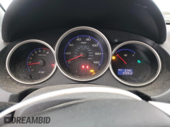 2008 Honda Fit with VIN JHMGD37488S006849, listed as a Copart auction lot 87059204 with 72,912 mi miles and Salvage Title. Bid and sale history available at carsss.com. Image 9.