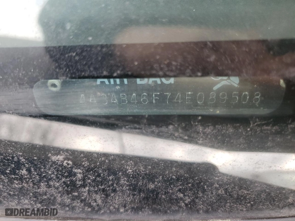 2004 Mitsubishi Galant ES with VIN 4A3AB46F74E089508, listed as a Copart auction lot 49986525 with 44,223 mi miles and Salvage Title. Bid and sale history available at carsss.com. Image 12.