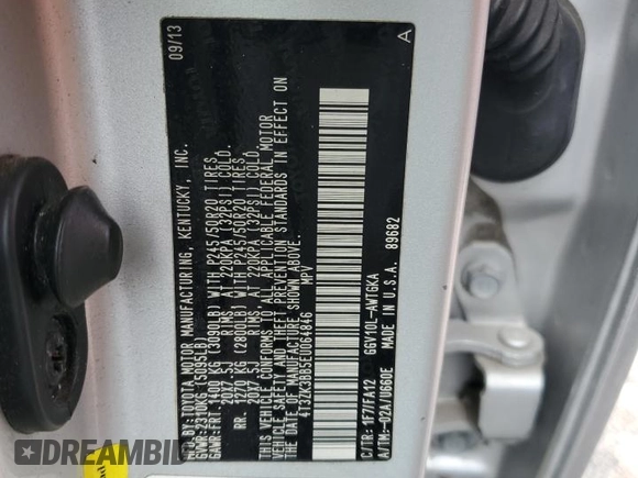 2014 Toyota Venza LE z VIN 4T3ZK3BB5EU064846, wystawiony jako Copart lot #59724955 z przebiegiem 157 294 mil mil oraz Nie do naprawy • Non repairable. Historia ofert i sprzedaży dostępna na DreamBid. Obrazek 13.