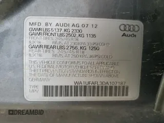 2013 Audi allroad A4 Premium Plus z VIN WA1UFAFL3DA107187, wystawiony jako Copart lot #53933875 z przebiegiem 137 538 mil mil oraz Szkody całkowita. Historia ofert i sprzedaży dostępna na DreamBid. Obrazek 14.