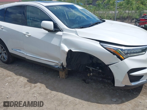 2021 Acura RDX Technology with VIN 5J8TC2H53ML047254, listed as a IAAI auction lot 42257382 with 43,469 mi miles and . Bid and sale history available at DreamBid. Image 6.