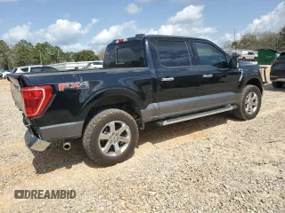 2022 Ford F-150 XL with VIN 1FTFW1E55NFA77499, listed as a Copart auction lot 48509815 with 98,143 mi miles and Salvage Title. Bid and sale history available at DreamBid. Image 3.