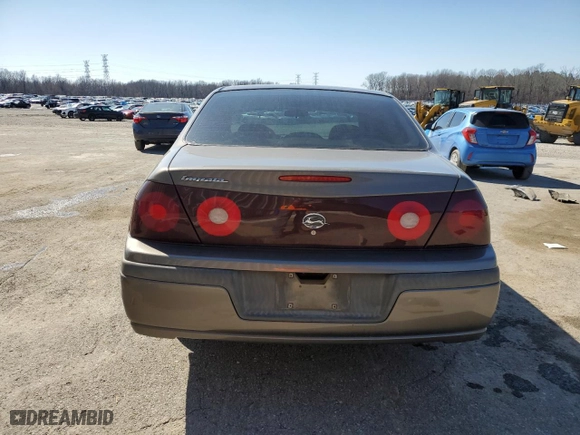 2003 Chevrolet Impala with VIN 2G1WF52E039354781, listed as a Copart auction lot 45527135 with 169,687 mi miles and Salvage Title. Bid and sale history available at carsss.com. Image 6.