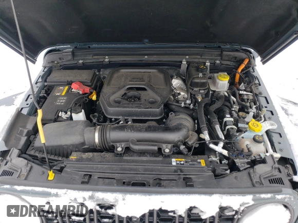 2024 Jeep Wrangler Rubicon with VIN 1C4RJXR66RW237347, listed as a Copart auction lot 88774995 with 18,018 mi miles and Salvage Title. Bid and sale history available at DreamBid. Image 12.