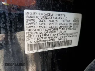 2024 Acura MDX Technology with VIN 5J8YD9H48RL002403, listed as a Copart auction lot 89044185 with Not provided miles and Clean title. Bid and sale history available at DreamBid. Image 13.
