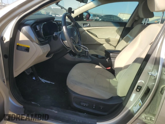 2013 Kia Optima LX with VIN KNAGM4AD1D5043425, listed as a Copart auction lot 77598514 with 123,667 mi miles and Clean Title. Bid and sale history available at DreamBid. Image 7.