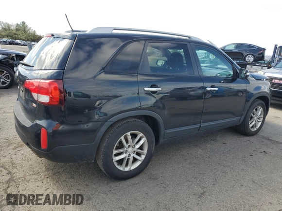 2015 Kia Sorento LX with VIN 5XYKT4A69FG657456, listed as a Copart auction lot 51454525 with 147,528 mi miles and Salvage Title. Bid and sale history available at DreamBid. Image 3.