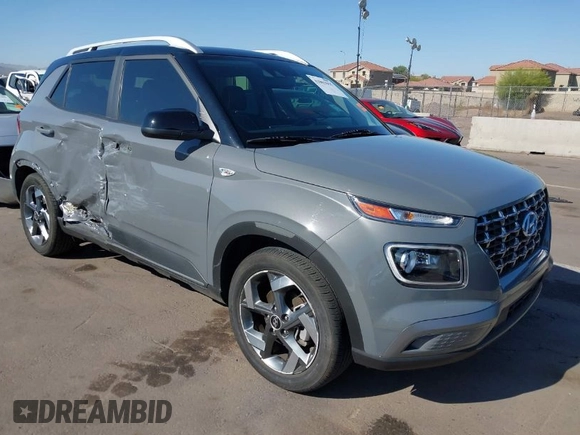 2022 Hyundai Venue SEL with VIN KMHRC8A3XNU182050, listed as a IAAI auction lot 42002955 with 29,089 mi miles and . Bid and sale history available at DreamBid. Image 1.