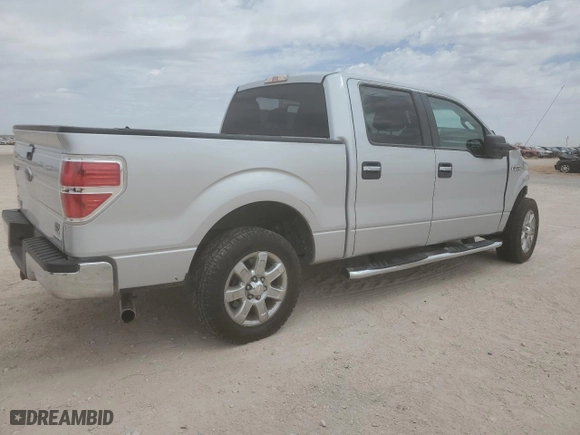 2013 Ford F-150 XL with VIN 1FTEW1CM1DKD06918, listed as a Copart auction lot 53304535 with 123,443 mi miles and Salvage Title. Bid and sale history available at carsss.com. Image 3.