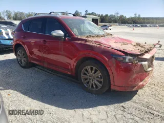2024 Mazda CX-5 2.5 Turbo Signature with VIN JM3KFBXY3R0379983, listed as a Copart auction lot 75425454 with 13,220 mi miles and Salvage Title. Bid and sale history available at carsss.com. Image 4.