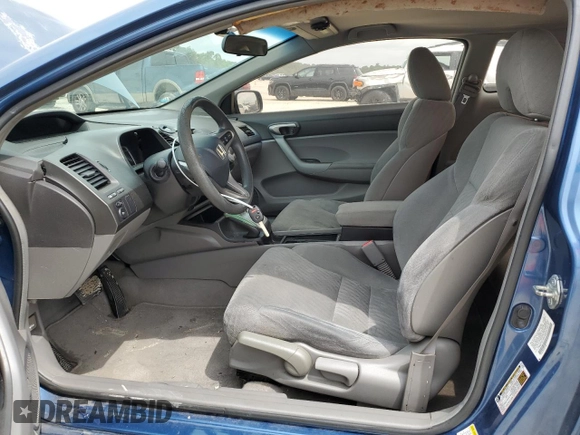 2010 Honda Civic Cpe LX with VIN 2HGFG1B64AH516132, listed as a Copart auction lot 54986145 with 110,094 mi miles and Clean Title. Bid and sale history available at carsss.com. Image 7.
