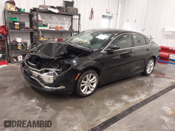 2015 Chrysler 200 Limited with VIN 1C3CCCAB1FN612164, listed as a IAAI auction lot 41641912 with 166,116 mi miles. Bid and sale history available at carsss.com. Image 17.