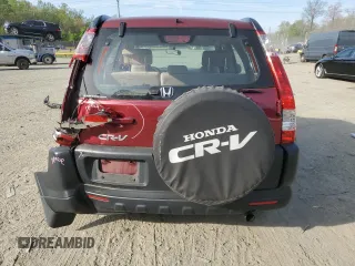 2005 Honda CR-V LX with VIN JHLRD78585C062968, listed as a Copart auction lot 53439515 with 141,885 mi miles and Salvage Title. Bid and sale history available at carsss.com. Image 6.