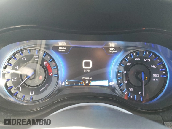 2015 Chrysler 300 S with VIN 2C3CCABT9FH736087, listed as a Copart auction lot 43992515 with 107,954 mi miles and Salvage Title. Bid and sale history available at DreamBid. Image 9.