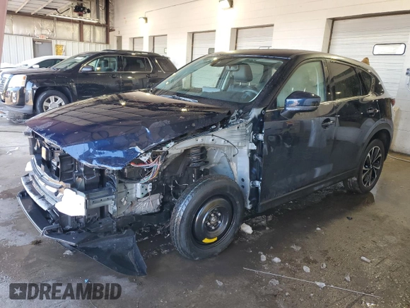2023 Mazda CX-5 2.5 S Premium Package with VIN JM3KFBDM3P0135040, listed as a Copart auction lot 44315985 with 21,127 mi miles and Salvage Title. Bid and sale history available at carsss.com. Image 1.