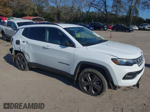 2022 Jeep Compass Latitude Lux с VIN 3C4NJDFB6NT130538, выставлен на аукционе IAAI как лот 40986974 с пробегом 36 237 миль миль и . История ставок и продаж доступна на DreamBid. Изображение 1.