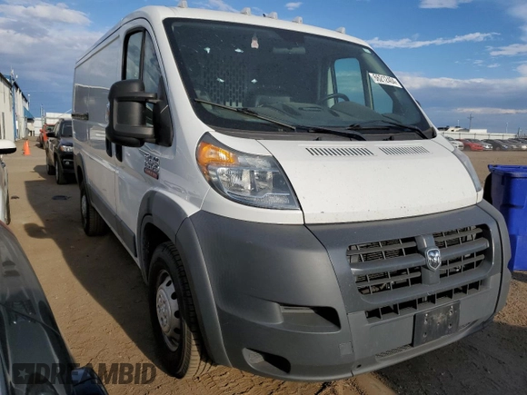 2016 Ram ProMaster Cargo with VIN 3C6TRVAG5GE115830, listed as a Copart auction lot 66212404 with 124,446 mi miles and Salvage Title. Bid and sale history available at DreamBid. Image 4.