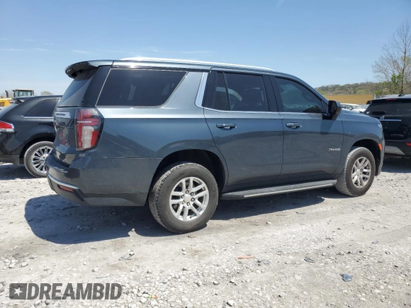 2021 Chevrolet Tahoe LT with VIN 1GNSCNKD7MR355575, listed as a Copart auction lot 53296505 with 91,928 mi miles and Salvage title. Bid and sale history available at DreamBid. Image 3.