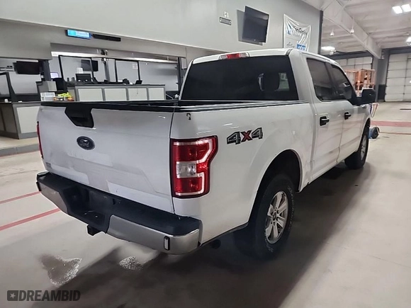 2018 Ford F-150 XL with VIN 1FTEW1E58JFE24717, listed as a IAAI auction lot 41897792 with 208,101 mi miles. Bid and sale history available at carsss.com. Image 1.