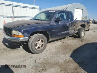 1998 Dodge Dakota SLT with VIN 1B7GL22X1WS715975, listed as a Copart auction lot 86011004 with 219,416 mi miles and Salvage Title. Bid and sale history available at carsss.com. Image 1.