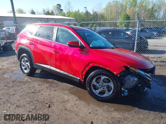 2022 Hyundai Tucson SEL with VIN 5NMJBCAE7NH069348, listed as a IAAI auction lot 41987658 with 60,741 mi miles. Bid and sale history available at carsss.com. Image 1.