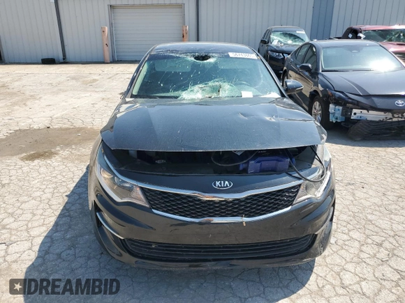 2017 Kia Optima LX with VIN 5XXGT4L36HG123511, listed as a Copart auction lot 58743865 with 120,039 mi miles and Salvage title. Bid and sale history available at DreamBid. Image 5.