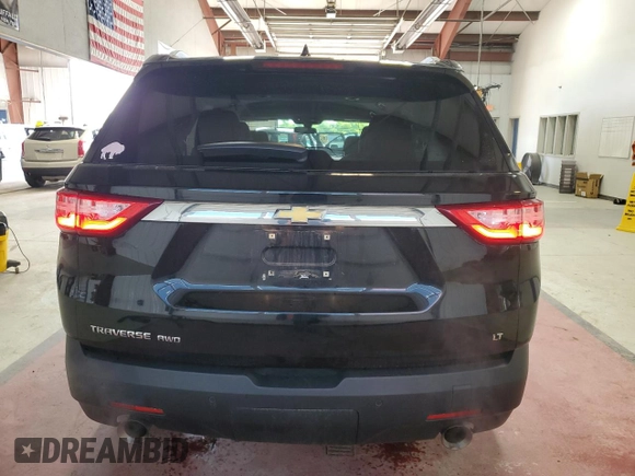 2019 Chevrolet Traverse LT Cloth z VIN 1GNEVGKW0KJ283022, wystawiony jako Copart lot #58908455 z przebiegiem 55 155 mil mil oraz Szkoda całkowita • Salvage title. Historia ofert i sprzedaży dostępna na DreamBid. Obrazek 6.